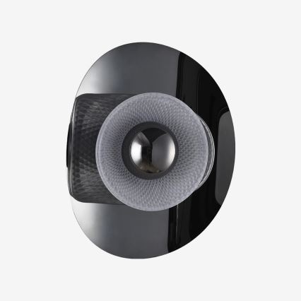 Zuma Line - LED nástenné svietidlo LED/8W/230V čierna/dymová čierna