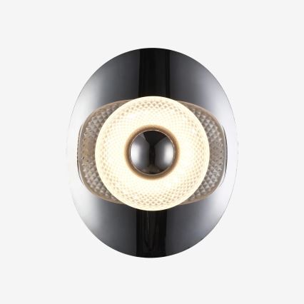 Zuma Line - LED nástenné svietidlo LED/8W/230V čierna/dymová čierna