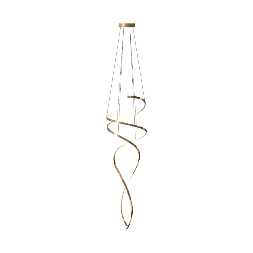 Zuma Line - LED Stmievateľný luster na lanku LED/68W/230V 3000/4000/6000K rose gold + diaľkové ovládanie
