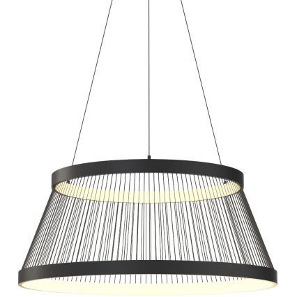 Zuma Line - LED Stmievateľný luster na lanku LED/53W/230V 2700-6000K čierna + diaľkové ovládanie