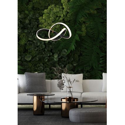 Zuma Line - LED Stmievateľný luster na lanku LED/44W/230V čierna/zlatá