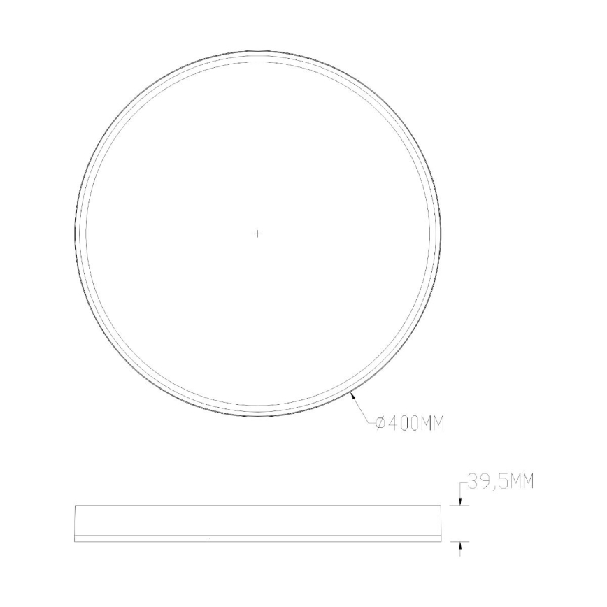 Zuma Line - LED RGBW Stmievateľné kúpeľňové stropné svietidlo LED/32W/230V + LED/8W 3000-6000K IP44 čierna/zlatá + diaľkové ovládanie