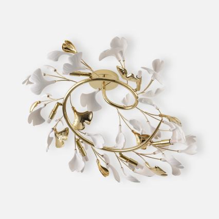 Zuma Line - Prisadený luster 6xG9/42W/230V, priemer 70 cm, zlatý