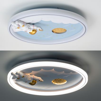 Zuma Line - LED Stmievateľné detské stropné svietidlo LED/42W/230V 3000/5700K astronaut