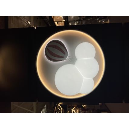 Zuma Line - LED Stmievateľné detské stropné svietidlo LED/42W/230V 3000/5700K ružová