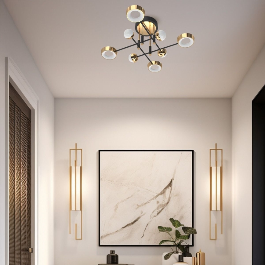 Zuma Line - LED stmievateľný prisadený luster LED/60W/230V zlatá/čierna