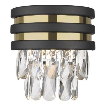 Zuma Line - Nástenné svietidlo 1xG9/42W/230V čierna/zlatá