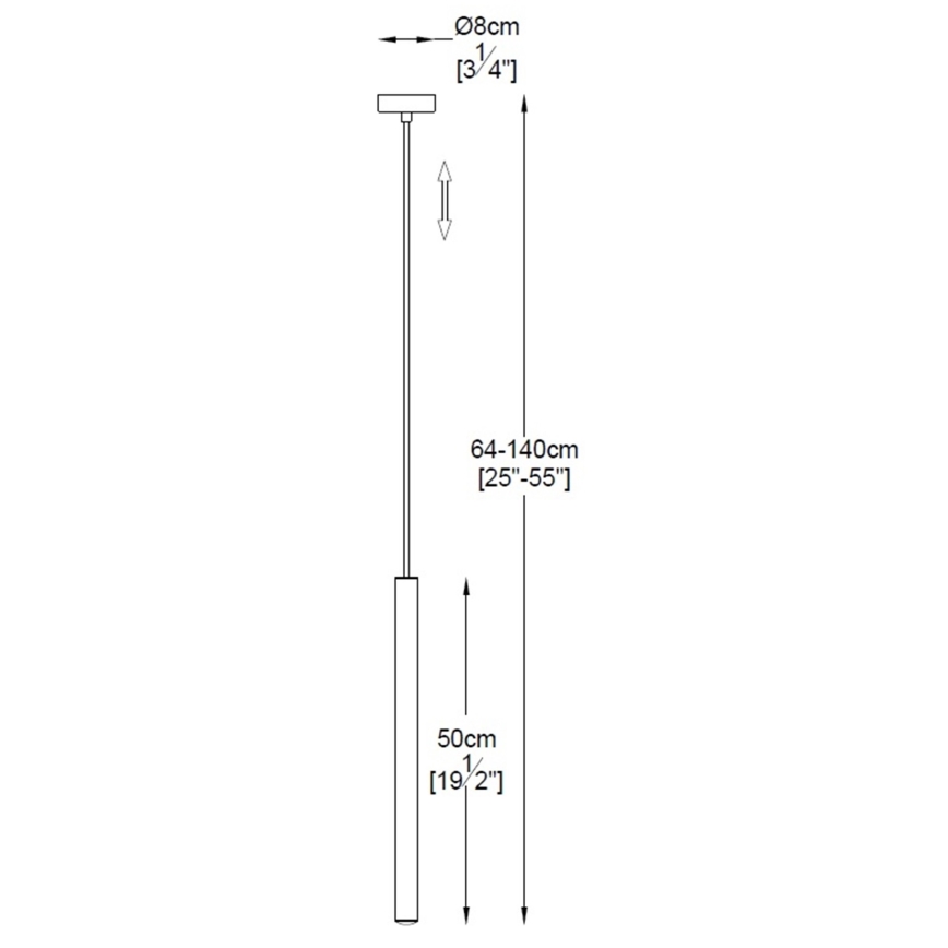Zuma Line - LED Luster na lanku LED/5W/230V