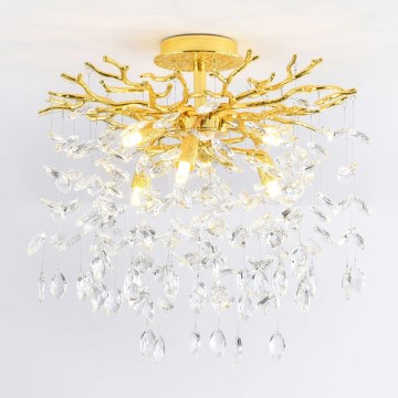 Zuma Line - Prisadený luster 6xG9/3,5W/230V pr. 50 cm zlatý