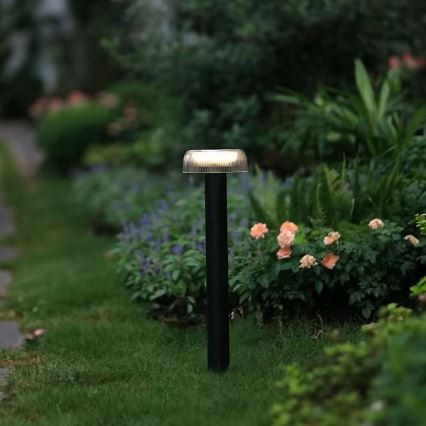 Zuma Line - LED Solárna lampa LED/2,5W/2000 mAh IP44 čierna