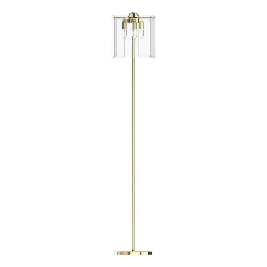 Zuma Line - Stojacia lampa 3xE14/40W/230V zlatá