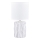 Zuma Line - Stolná lampa 1xE14/40W/230V biela/dekor mramoru