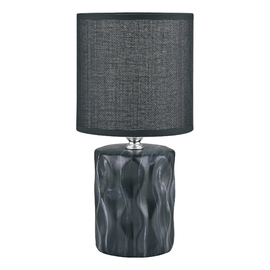 Zuma Line - Stolná lampa 1xE14/40W/230V čierna/dekor mramoru
