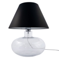 Zuma Line - Stolná lampa 1xE27/40W/230V čierna