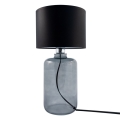 Zuma Line - Stolná lampa 1xE27/40W/230V čierna