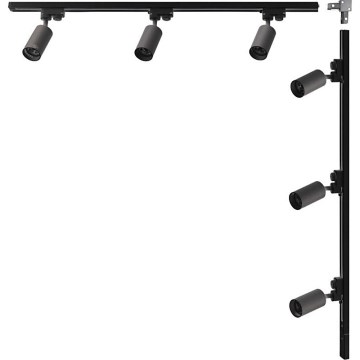 Zuma Line - Вбудоване світло в системі 6xGU10/35W/230V чорне