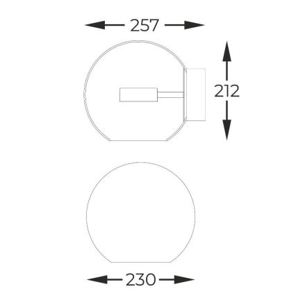 Zuma Line - LED Nástenné svietidlo LED/5W/230V lesklý chróm