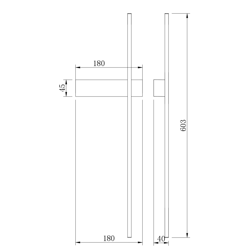 Zuma Line - LED nástenné svietidlo LED/8W/230V 3000/4000/6000K 60 cm zlaté