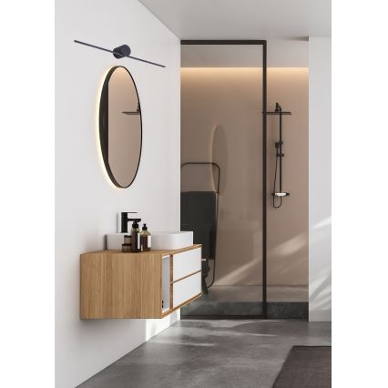 Zuma Line - LED Kúpeľňové osvetlenie zrkadla LED/6W/230V 40 cm IP44 čierna