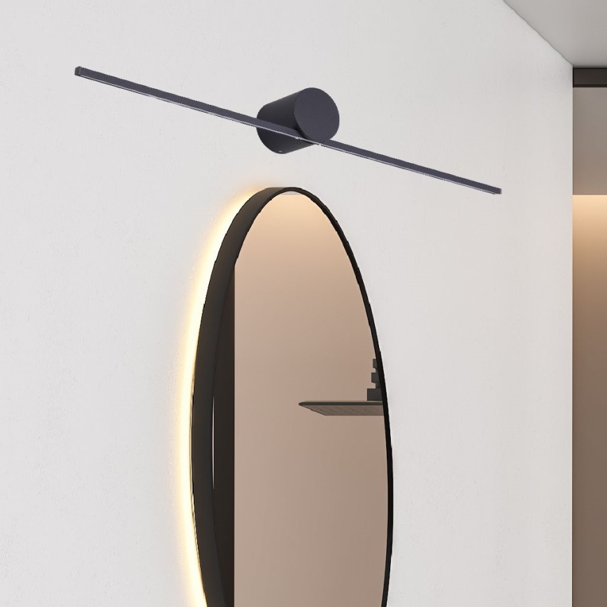 Zuma Line - LED Kúpeľňové osvetlenie zrkadla LED/6W/230V 40 cm IP44 čierna
