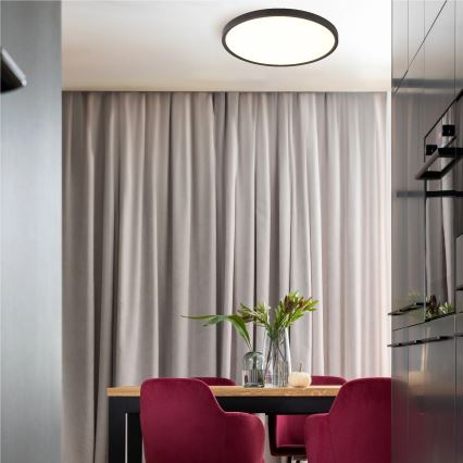 Zuma Line - LED stropné svietidlo LED/42W/230V 3000/4000/6000K priemer 50 cm čierne