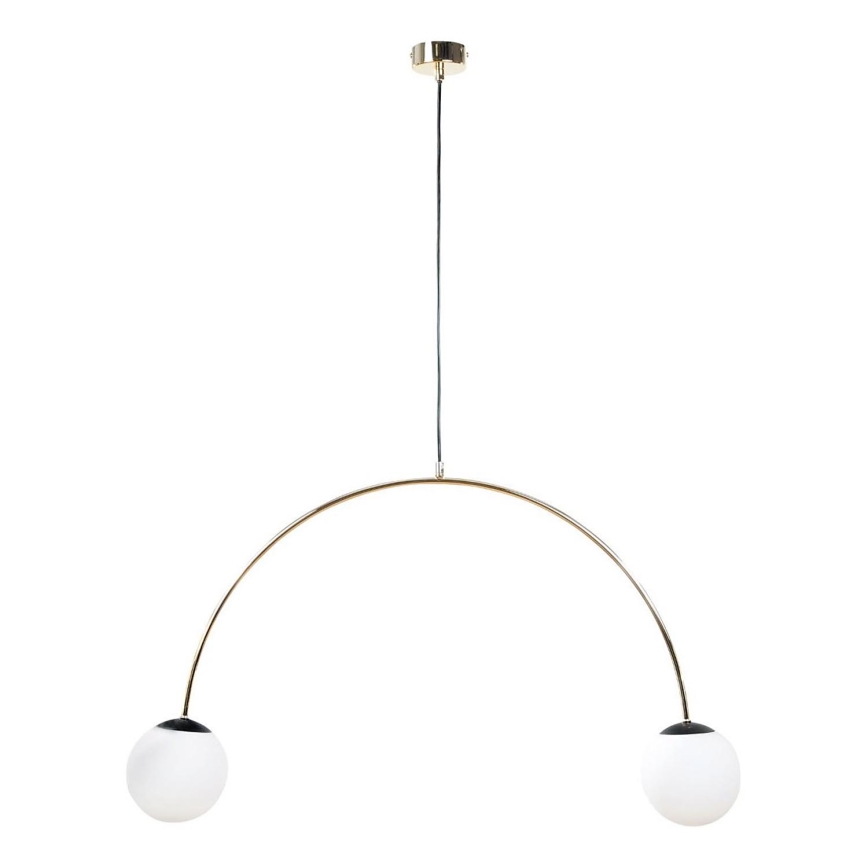 Zuma Line - Závesné svietidlo na lanku 2xE14/10W/230V zlaté