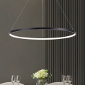 Zuma Line - závesný LED luster s lankom LED/36W/230V 3000/4000/6000K pr. 80 cm čierna