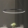 Zuma Line - závesný LED luster s lankom LED/36W/230V 3000/4000/6000K pr. 80 cm čierna