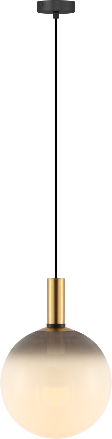 Zuma Line - Závesný luster na lanku 1xE27/25W/230V pr. 30 cm zlatá/čierna